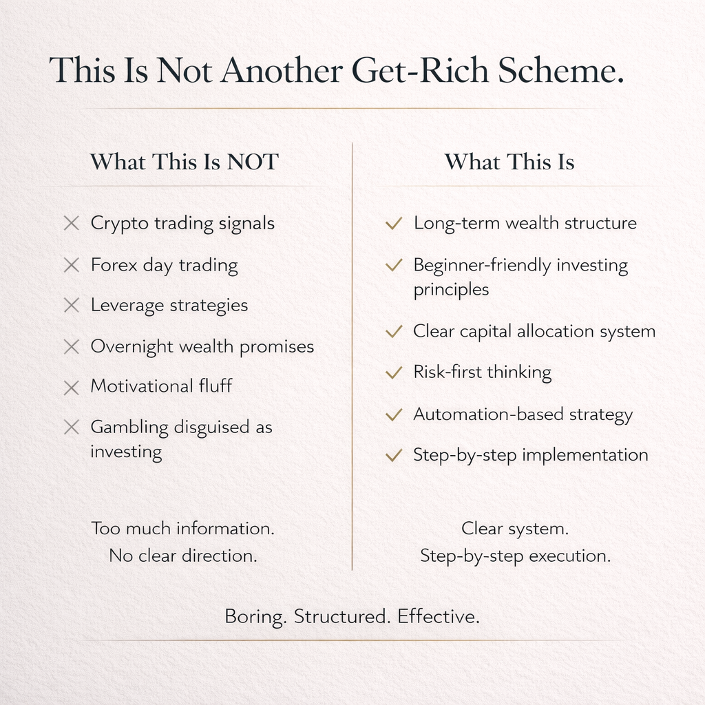 Comparison chart between 'What This Is NOT' and 'What This IS' on a white background.